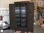 Richard MacDonald made this gorgeous book case from Red Oak.