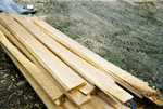 This is cherry wood with curly figure. Maple is one of the most predominate woods to show curly figure but other species such as this cherry and walnut can also have curly figure.