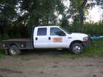 The Hickory&Oak truck. Used for deliverys, and to pull 26' goose neck trailer to pick up logs and lumber.