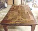 Coffee table made from 8/4 flame Walnut