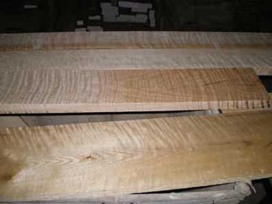 Nice Curly Sassafras Lumber